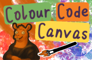 banner for Colour Code Canvas Rollama game mode